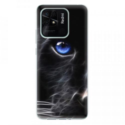 Odolné silikónové puzdro iSaprio - Black Puma - Xiaomi Redmi 10C
