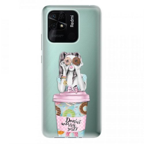 Odolné silikónové puzdro iSaprio - Donut Worry - Xiaomi Redmi 10C