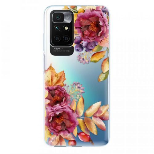 Odolné silikónové puzdro iSaprio - Fall Flowers - Xiaomi Redmi 10