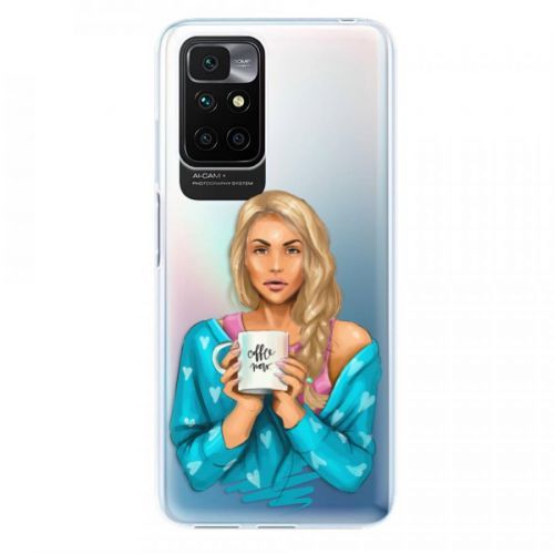 Odolné silikónové puzdro iSaprio - Coffe Now - Blond - Xiaomi Redmi 10