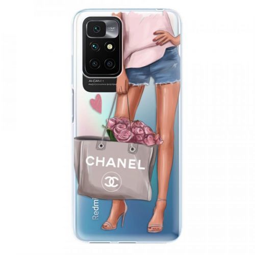 Odolné silikónové puzdro iSaprio - Fashion Bag - Xiaomi Redmi 10