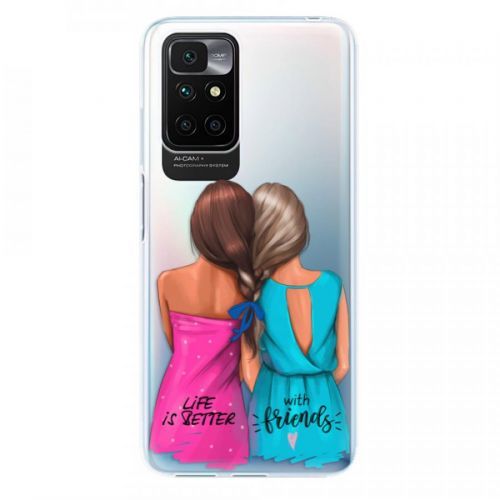 Odolné silikónové puzdro iSaprio - Best Friends - Xiaomi Redmi 10