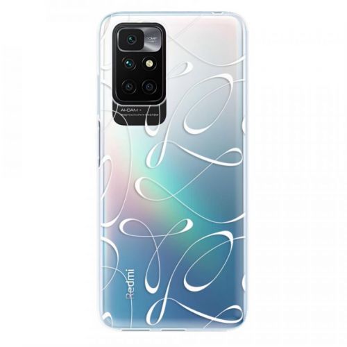 Odolné silikónové puzdro iSaprio - Fancy - white - Xiaomi Redmi 10