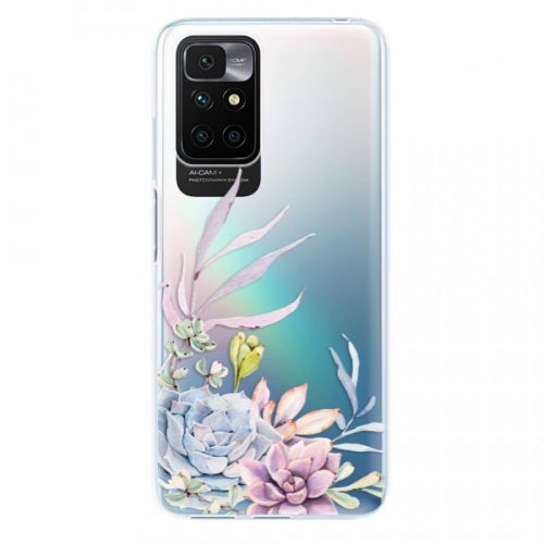 Odolné silikónové puzdro iSaprio - Succulent 01 - Xiaomi Redmi 10