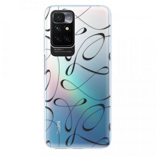 Odolné silikónové puzdro iSaprio - Fancy - black - Xiaomi Redmi 10