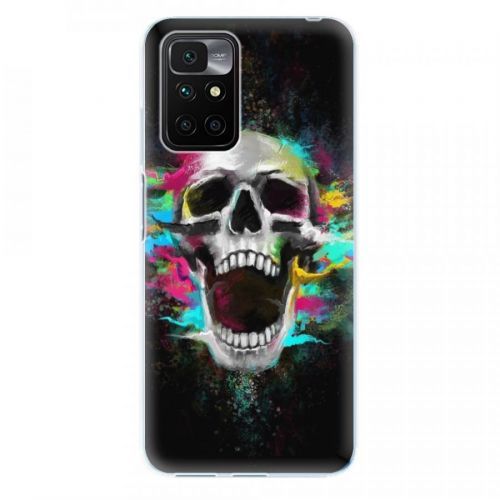 Odolné silikónové puzdro iSaprio - Skull in Colors - Xiaomi Redmi 10
