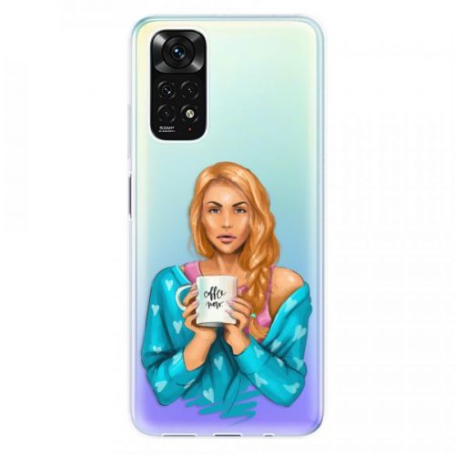 Odolné silikónové puzdro iSaprio - Coffe Now - Redhead - Xiaomi Redmi Note 11 / Note 11S