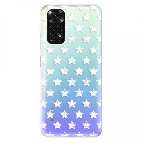 Odolné silikónové puzdro iSaprio - Stars Pattern - white - Xiaomi Redmi Note 11 / Note 11S