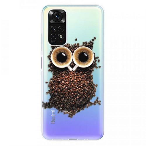 Odolné silikónové puzdro iSaprio - Owl And Coffee - Xiaomi Redmi Note 11 / Note 11S