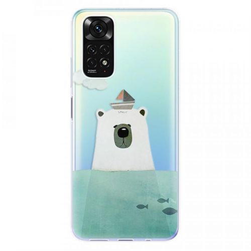 Odolné silikónové puzdro iSaprio - Bear With Boat - Xiaomi Redmi Note 11 / Note 11S