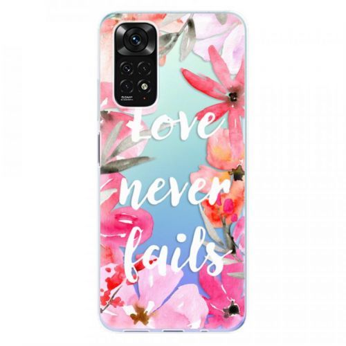 Odolné silikónové puzdro iSaprio - Love Never Fails - Xiaomi Redmi Note 11 / Note 11S