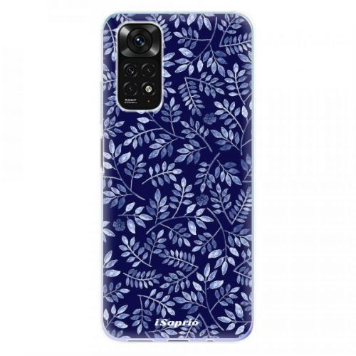 Odolné silikónové puzdro iSaprio - Blue Leaves 05 - Xiaomi Redmi Note 11 / Note 11S