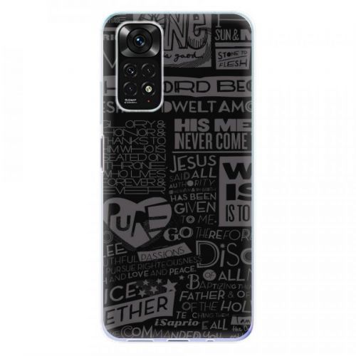 Odolné silikónové puzdro iSaprio - Text 01 - Xiaomi Redmi Note 11 / Note 11S