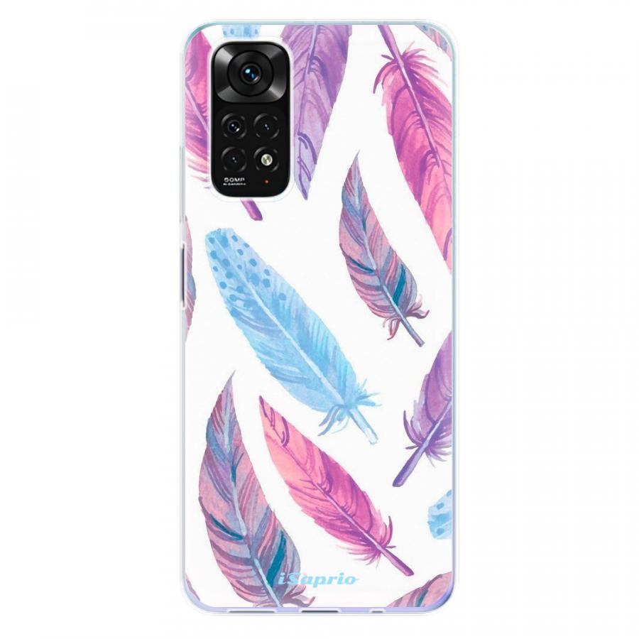 Odolné silikónové puzdro iSaprio - Feather Pattern 10 - Xiaomi Redmi Note 11 / Note 11S