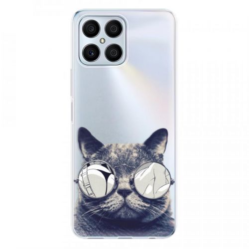 Odolné silikónové puzdro iSaprio - Crazy Cat 01 - Honor X8