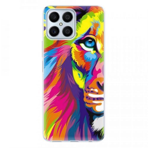 Odolné silikónové puzdro iSaprio - Rainbow Lion - Honor X8