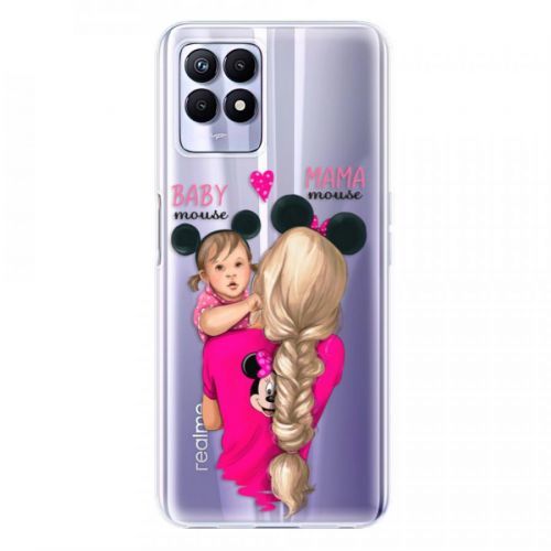 Odolné silikónové puzdro iSaprio - Mama Mouse Blond and Girl - Realme 8i