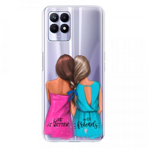Odolné silikónové puzdro iSaprio - Best Friends - Realme 8i