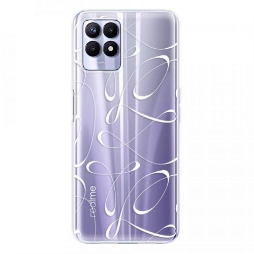 Odolné silikónové puzdro iSaprio - Fancy - white - Realme 8i