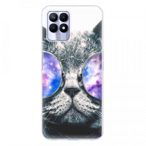 Odolné silikónové puzdro iSaprio - Galaxy Cat - Realme 8i