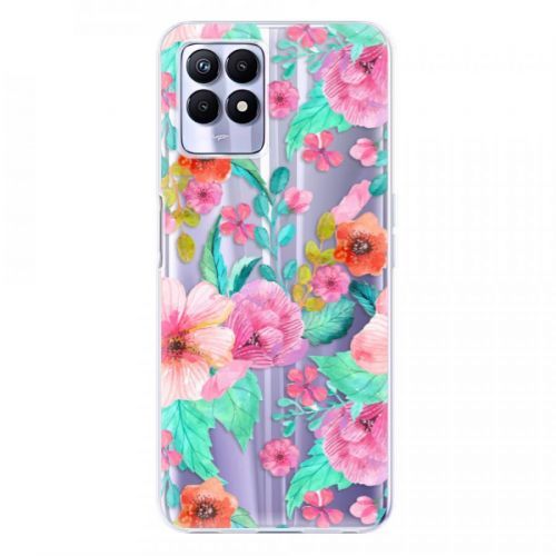 Odolné silikónové puzdro iSaprio - Flower Pattern 01 - Realme 8i