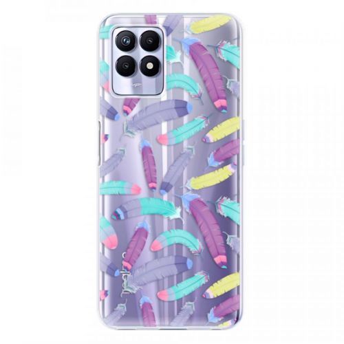 Odolné silikónové puzdro iSaprio - Feather Pattern 01 - Realme 8i