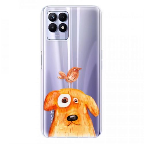 Odolné silikónové puzdro iSaprio - Dog And Bird - Realme 8i