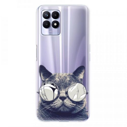 Odolné silikónové puzdro iSaprio - Crazy Cat 01 - Realme 8i
