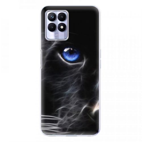 Odolné silikónové puzdro iSaprio - Black Puma - Realme 8i