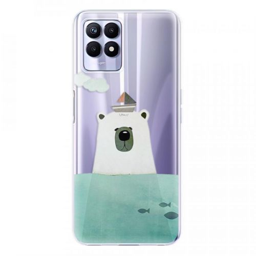 Odolné silikónové puzdro iSaprio - Bear With Boat - Realme 8i