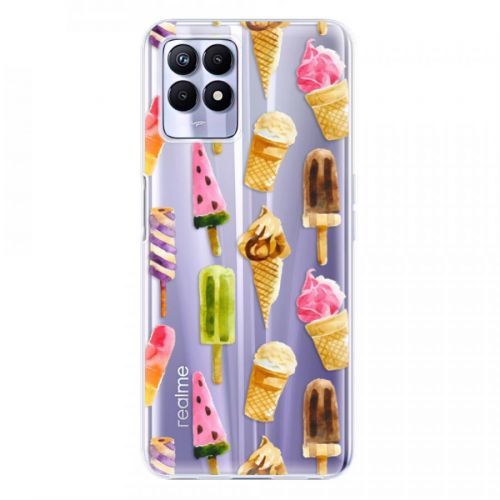 Odolné silikónové puzdro iSaprio - Ice Cream - Realme 8i