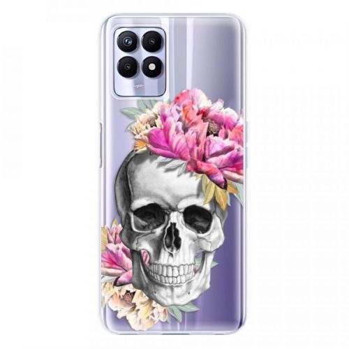 Odolné silikónové puzdro iSaprio - Pretty Skull - Realme 8i