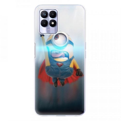 Odolné silikónové puzdro iSaprio - Mimons Superman 02 - Realme 8i
