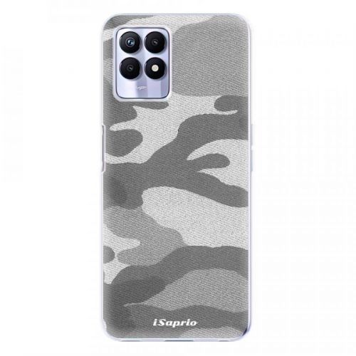 Odolné silikónové puzdro iSaprio - Gray Camuflage 02 - Realme 8i