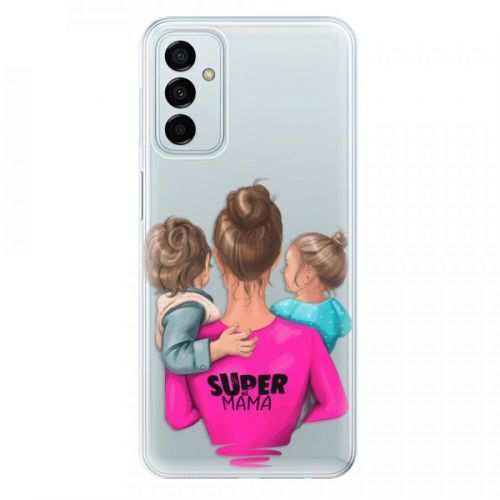 Odolné silikónové puzdro iSaprio - Super Mama - Boy and Girl - Samsung Galaxy M23 5G