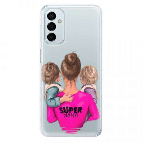 Odolné silikónové puzdro iSaprio - Super Mama - Two Boys - Samsung Galaxy M23 5G