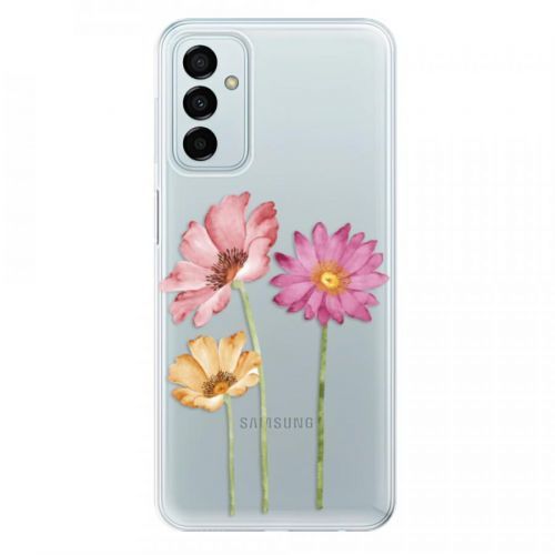 Odolné silikónové puzdro iSaprio - Three Flowers - Samsung Galaxy M23 5G