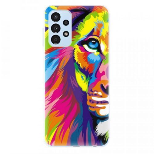 Odolné silikónové puzdro iSaprio - Rainbow Lion - Samsung Galaxy A13