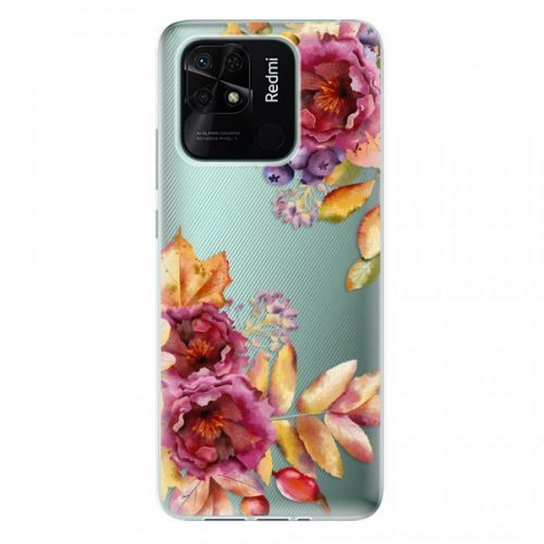 Odolné silikónové puzdro iSaprio - Fall Flowers - Xiaomi Redmi 10C