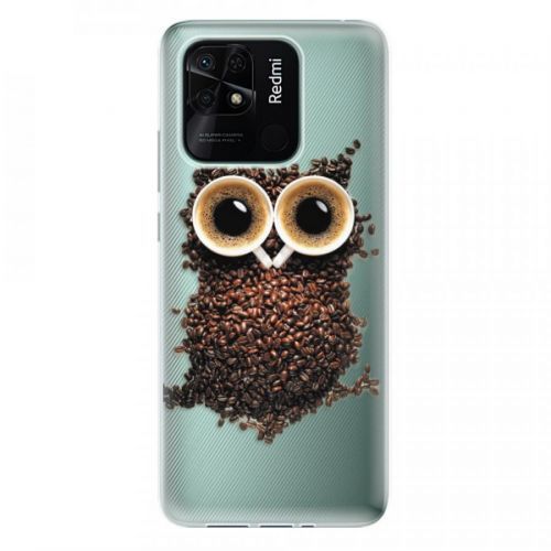Odolné silikónové puzdro iSaprio - Owl And Coffee - Xiaomi Redmi 10C