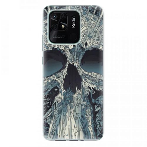 Odolné silikónové puzdro iSaprio - Abstract Skull - Xiaomi Redmi 10C