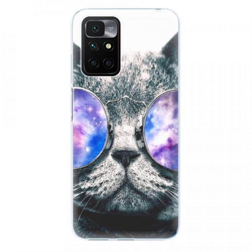 Odolné silikónové puzdro iSaprio - Galaxy Cat - Xiaomi Redmi 10