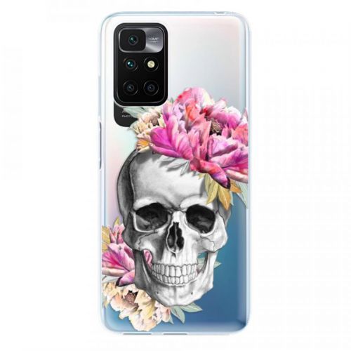 Odolné silikónové puzdro iSaprio - Pretty Skull - Xiaomi Redmi 10