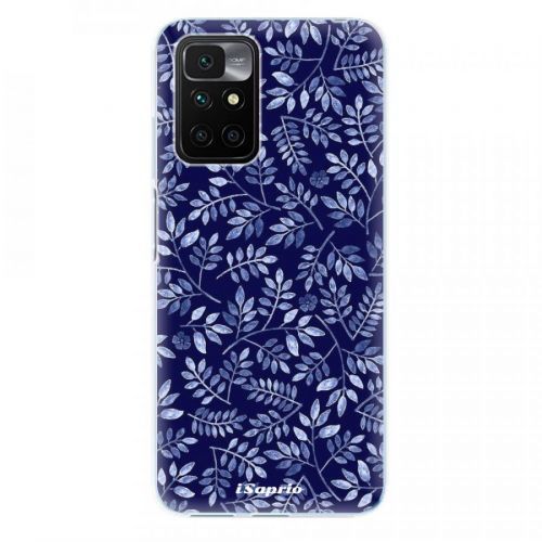 Odolné silikónové puzdro iSaprio - Blue Leaves 05 - Xiaomi Redmi 10