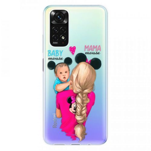 Odolné silikónové puzdro iSaprio - Mama Mouse Blonde and Boy - Xiaomi Redmi Note 11 / Note 11S