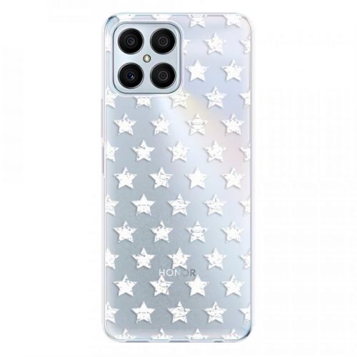 Odolné silikónové puzdro iSaprio - Stars Pattern - white - Honor X8