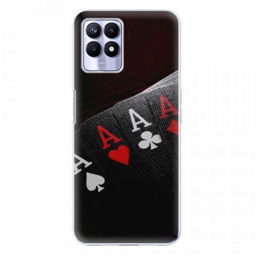 Odolné silikónové puzdro iSaprio - Poker - Realme 8i