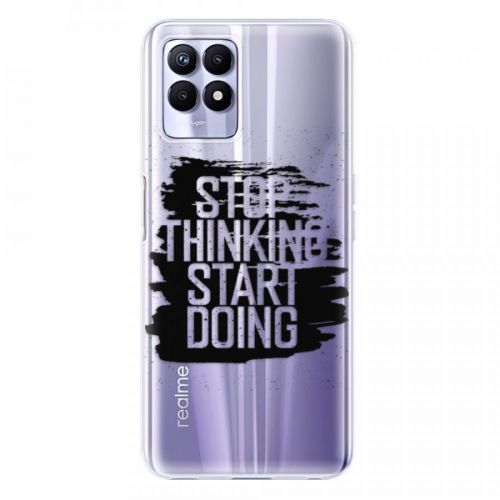 Odolné silikónové puzdro iSaprio - Start Doing - black - Realme 8i
