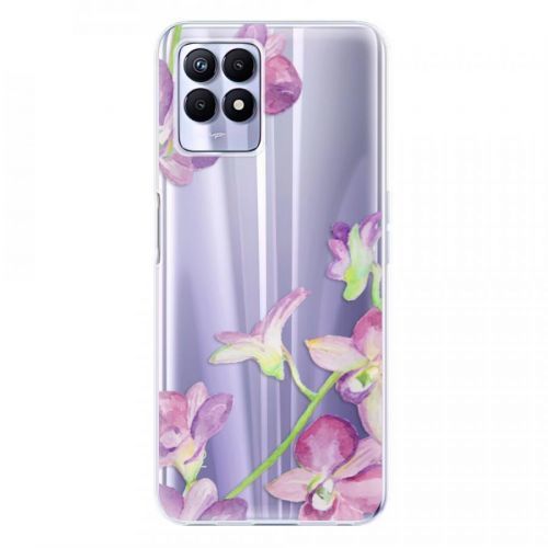 Odolné silikónové puzdro iSaprio - Purple Orchid - Realme 8i