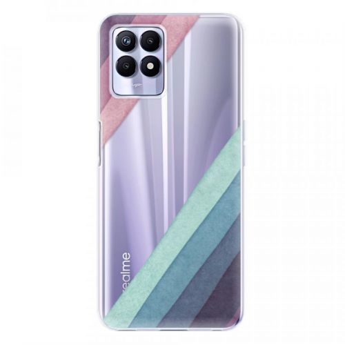 Odolné silikónové puzdro iSaprio - Glitter Stripes 01 - Realme 8i